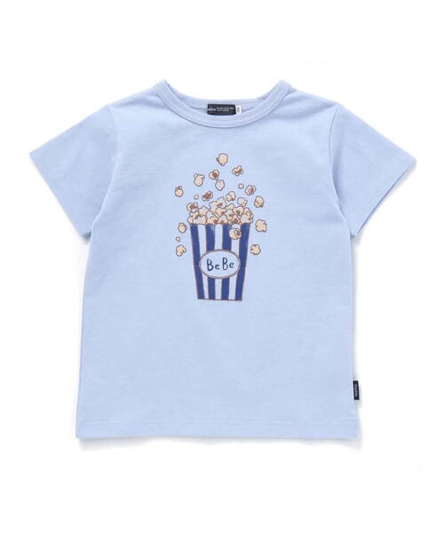 BeBe（ベベ）の「【WEB限定】ポップコーンプリント天竺半袖Tシャツ(100~140cm)（Tシャツ/カットソー・キッズ・ホワイト/ブルー・110cm/120cm/130cm/140cm/100cm）」の14枚目の写真