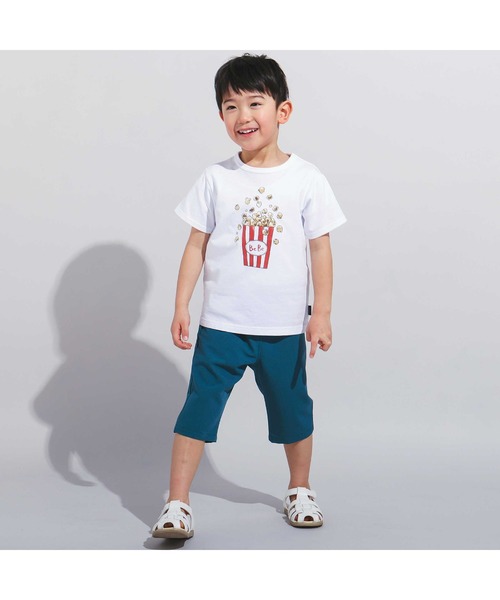 BeBe（ベベ）の「【WEB限定】ポップコーンプリント天竺半袖Tシャツ(100~140cm)（Tシャツ/カットソー・キッズ・ホワイト/ブルー・110cm/120cm/130cm/140cm/100cm）」の16枚目の写真