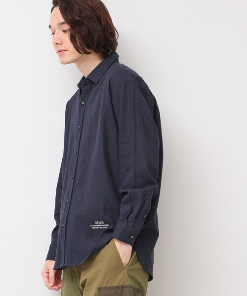 Dessin(デッサン)の「【洗える】レギュラーシャツ(シャツ/ブラウス・メンズ・ライトブルー/ネイビー・02/03)」の16枚目の写真