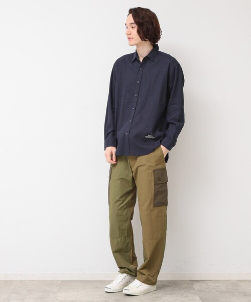 Dessin(デッサン)の「【洗える】レギュラーシャツ(シャツ/ブラウス・メンズ・ライトブルー/ネイビー・02/03)」の18枚目の写真