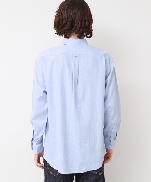 Dessin(デッサン)の「【洗える】レギュラーシャツ(シャツ/ブラウス・メンズ・ライトブルー/ネイビー・02/03)」の6枚目の写真