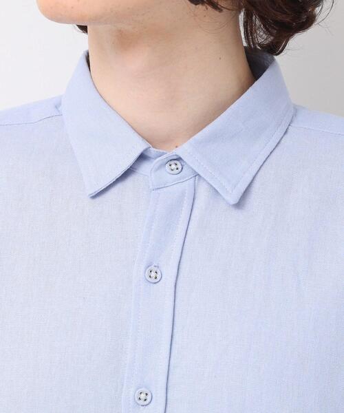 Dessin(デッサン)の「【洗える】レギュラーシャツ(シャツ/ブラウス・メンズ・ライトブルー/ネイビー・02/03)」の7枚目の写真