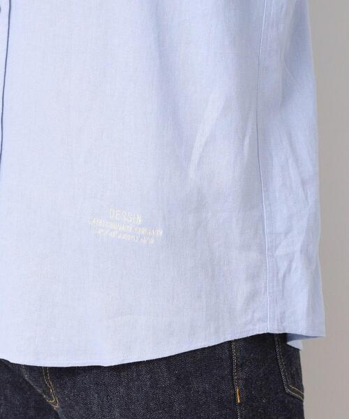 Dessin(デッサン)の「【洗える】レギュラーシャツ(シャツ/ブラウス・メンズ・ライトブルー/ネイビー・02/03)」の11枚目の写真