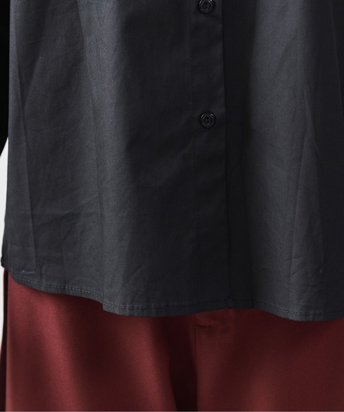 DOLLUPOOPS（ドールアップウップス）の「配色ビッグカラーブラウス（シャツ/ブラウス・レディース・ブラック/オフホワイト・38）」の15枚目の写真