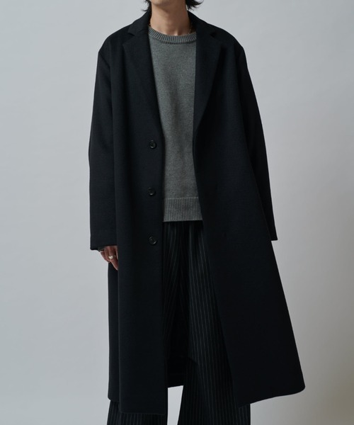 ビーバーメルトンシングルチェスター（チェスターコート）｜Lui's