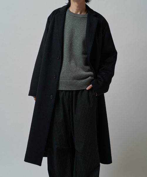 ビーバーメルトンシングルチェスター（チェスターコート）｜Lui's