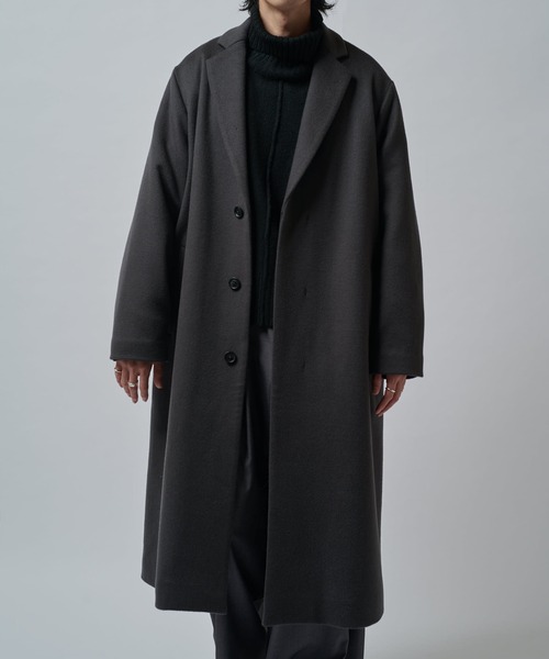 ビーバーメルトンシングルチェスター（チェスターコート）｜Lui's