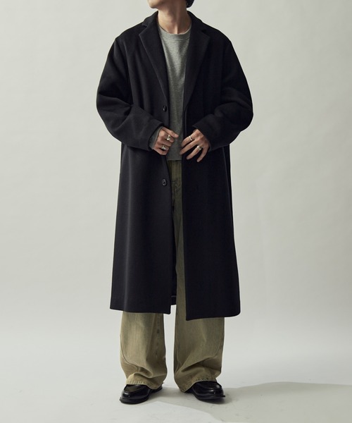 ビーバーメルトンシングルチェスター（チェスターコート）｜Lui's