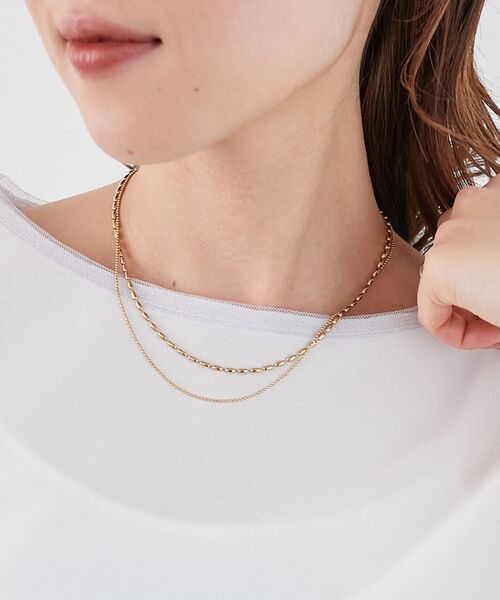 le.coeur blanc（ルクールブラン）の「《肌離れも良く乾きも早い◎》カノコカットプルオーバー（Tシャツ/カットソー・レディース・ブラック/ブルー/オフホワイト・38）」の16枚目の写真