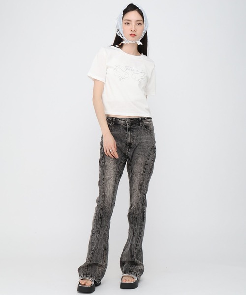 3.3 Field Trip （3.3フィールドトリップ）の「【シズニ必見】3.3 Field Trip／ストーンエンジェルT（Tシャツ/カットソー・レディース・ホワイト/ブラック/ブルー・FREE）」の9枚目の写真