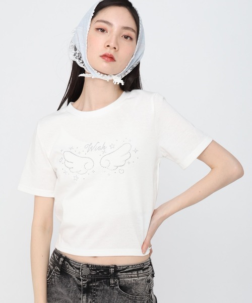3.3 Field Trip （3.3フィールドトリップ）の「【シズニ必見】3.3 Field Trip／ストーンエンジェルT（Tシャツ/カットソー・レディース・ホワイト/ブラック/ブルー・FREE）」の12枚目の写真