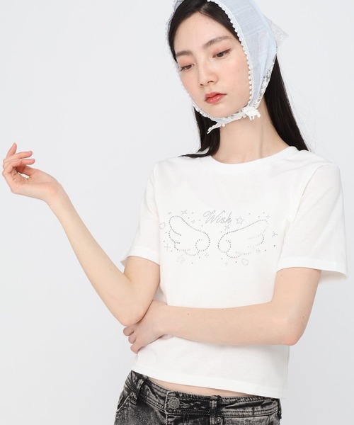 3.3 Field Trip （3.3フィールドトリップ）の「【シズニ必見】3.3 Field Trip／ストーンエンジェルT（Tシャツ/カットソー・レディース・ホワイト/ブラック/ブルー・FREE）」の13枚目の写真