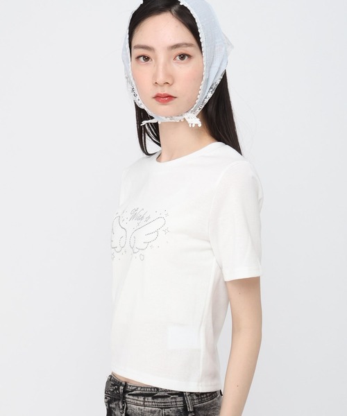 3.3 Field Trip （3.3フィールドトリップ）の「【シズニ必見】3.3 Field Trip／ストーンエンジェルT（Tシャツ/カットソー・レディース・ホワイト/ブラック/ブルー・FREE）」の14枚目の写真