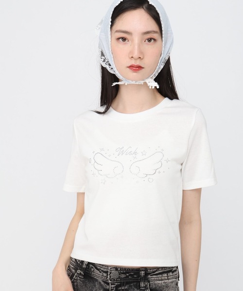 3.3 Field Trip （3.3フィールドトリップ）の「【シズニ必見】3.3 Field Trip／ストーンエンジェルT（Tシャツ/カットソー・レディース・ホワイト/ブラック/ブルー・FREE）」の15枚目の写真