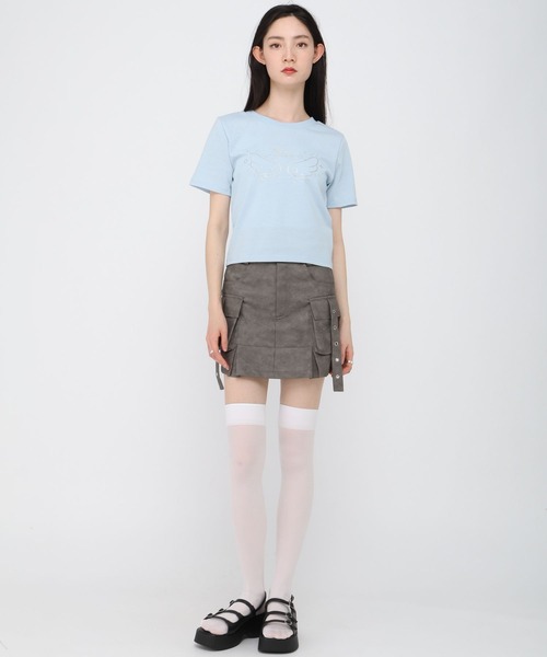 3.3 Field Trip （3.3フィールドトリップ）の「【シズニ必見】3.3 Field Trip／ストーンエンジェルT（Tシャツ/カットソー・レディース・ホワイト/ブラック/ブルー・FREE）」の22枚目の写真