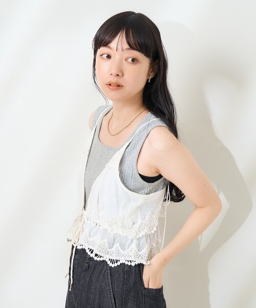 セール】インド 3D刺繍キャミ ビスチェ（キャミソール）｜FREAK'S