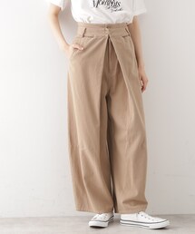 THE SHOP TK  | バレル風タックパンツ【洗濯機OK】(その他パンツ)