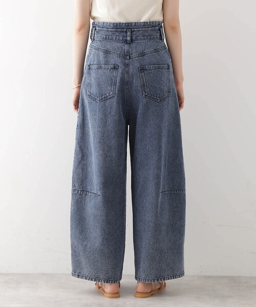 THE SHOP TK （ザ ショップ ティーケー ）の「バレル風タックパンツ【洗濯機OK】（その他パンツ・レディース・ブラック/ベージュ/ネイビー・12/13）」の19枚目の写真