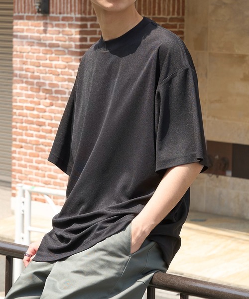 MAISON CLUB(メゾンクラブ)の「【MAISON CLUB】Over Size Dry Tee / オーバーサイズドライTee 速乾 ジムウェア ランニング ラッシュガード代わりにも(Tシャツ/カットソー・メンズ・ブラック/ホワイト・M/L)」の10枚目の写真