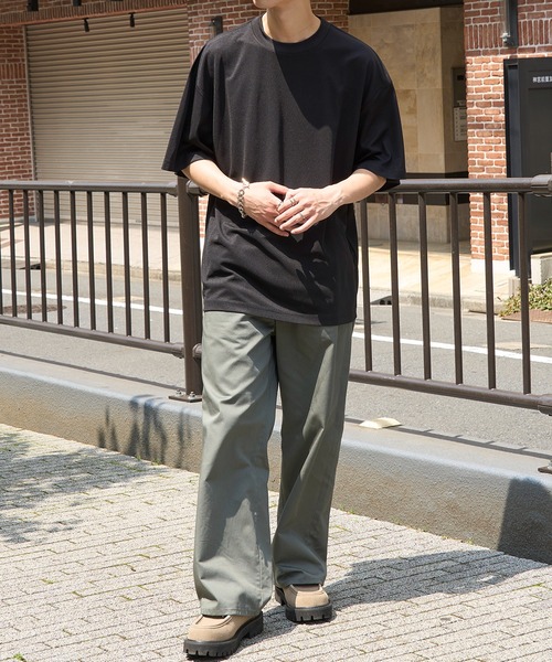 MAISON CLUB(メゾンクラブ)の「【MAISON CLUB】Over Size Dry Tee / オーバーサイズドライTee 速乾 ジムウェア ランニング ラッシュガード代わりにも(Tシャツ/カットソー・メンズ・ブラック/ホワイト・M/L)」の13枚目の写真