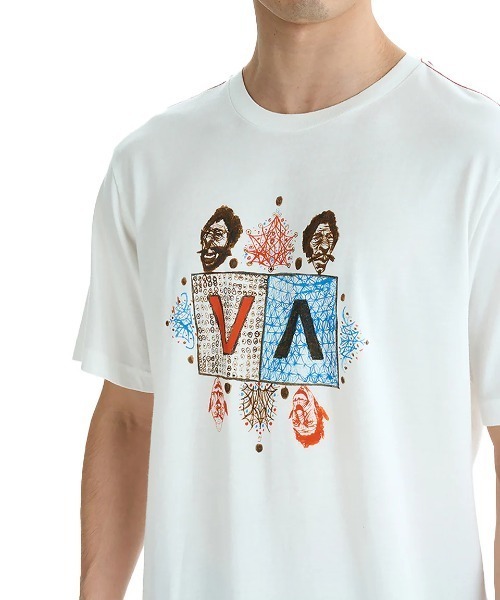 RVCA(ルーカ)の「RVCA メンズ 【RICH JACOBS】 JACOB BALANCE SS Tシャツ 【2025年夏モデル】/ルーカ半袖Tシャツ(Tシャツ/カットソー・メンズ・オフホワイト・X-LARGE/SMALL)」の2枚目の写真