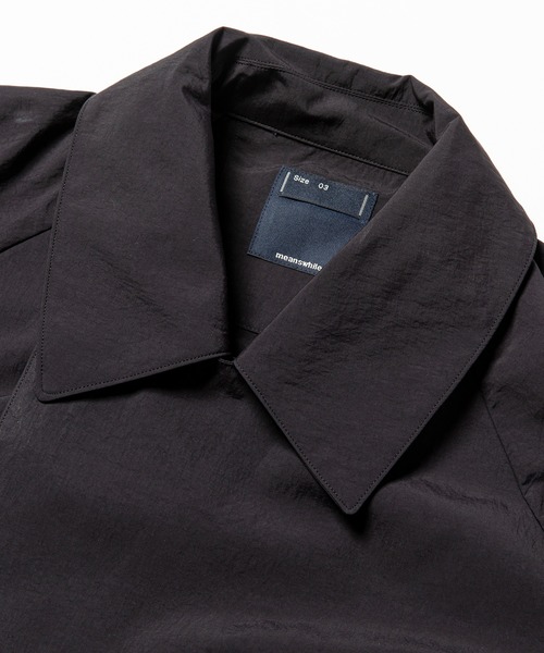 Meanswhile オーバーコート Nylon Wrap Over Coat（トレンチコート）｜meanswhile（ミーンズ