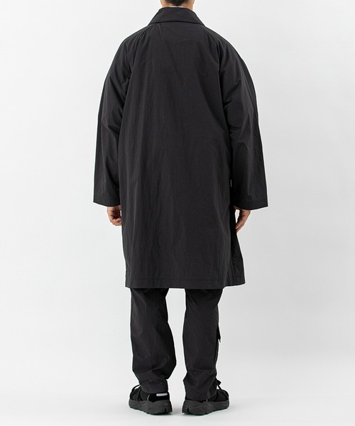 meanswhile(ミーンズワイル)の「Nylon Wrap Over Coat(トレンチコート・メンズ・ベージュ/ブラック・2(M)/3(L))」の22枚目の写真