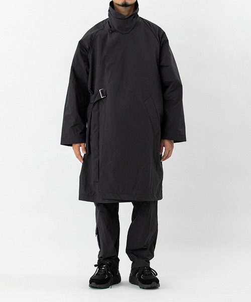 Nylon Wrap Over Coat（トレンチコート）｜meanswhile（ミーンズワイル