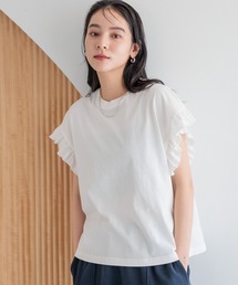 LOWRYS FARM | ピグメントフリルＳＳ　323037(Tシャツ/カットソー)