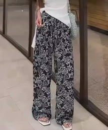 SpRay | 花柄リラックスパンツ(その他パンツ)