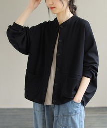 薄手スエット オーバーサイズ ブルゾン