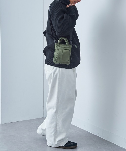 GERRY(ジェリー)の「【GERRY】GERRYヘルメットバッグミニ YMY(ハンドバッグ・メンズ・ダークグリーン/ブラック/ネイビー/チャコールグレー・FREE)」の6枚目の写真