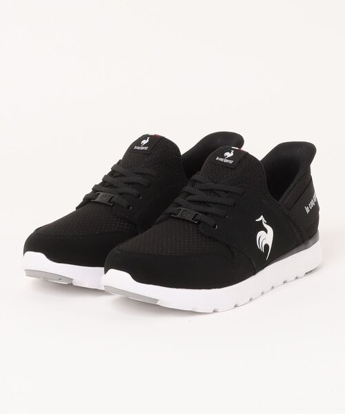 le coq sportif（ルコックスポルティフ）の「le coq sportif ルコックスポルティフ LA SEINE SI【さっと履ける/軽量/幅広3E】レディーススニーカー(ラセーヌSI)（スニーカー・レディース・ホワイト×ネイビー/ブラック・23.5cm/24.0cm/24.5cm/23.0cm/25.0cm/22.5cm）」の2枚目の写真