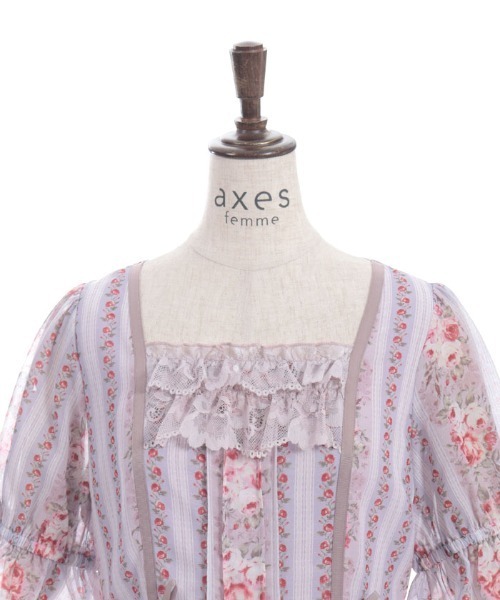 axes femme カントリーローズワンピースピンク Fサイズ 中古品