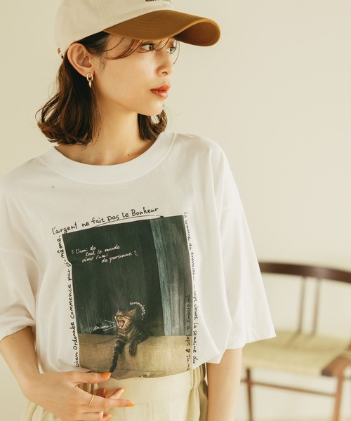 studio CLIP(スタディオクリップ)の「アソートフォトスケッチTシャツ(Tシャツ/カットソー・レディース・その他2/その他1/その他3/その他4・FREE)」の1枚目の写真