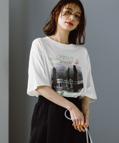 studio CLIP(スタディオクリップ)の「アソートフォトスケッチTシャツ(Tシャツ/カットソー・レディース・その他2/その他1/その他3/その他4・FREE)」の3枚目の写真