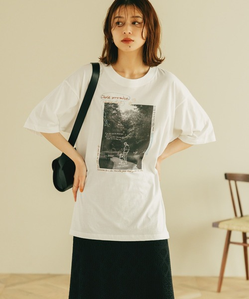 studio CLIP(スタディオクリップ)の「アソートフォトスケッチTシャツ(Tシャツ/カットソー・レディース・その他2/その他1/その他3/その他4・FREE)」の4枚目の写真