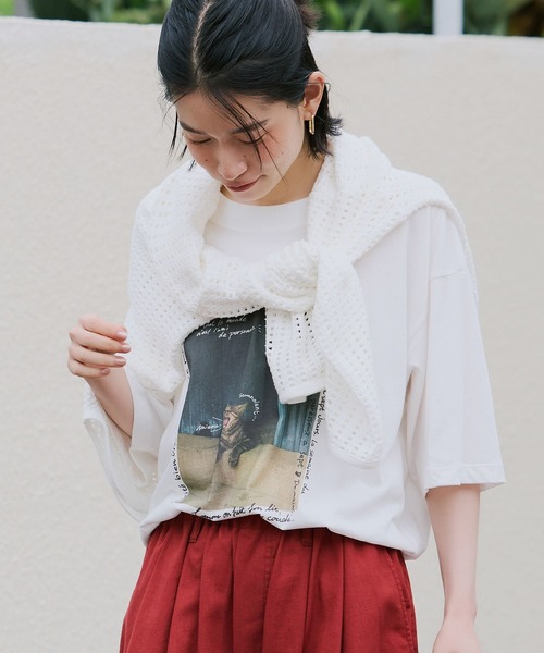 studio CLIP(スタディオクリップ)の「アソートフォトスケッチTシャツ(Tシャツ/カットソー・レディース・その他2/その他1/その他3/その他4・FREE)」の7枚目の写真