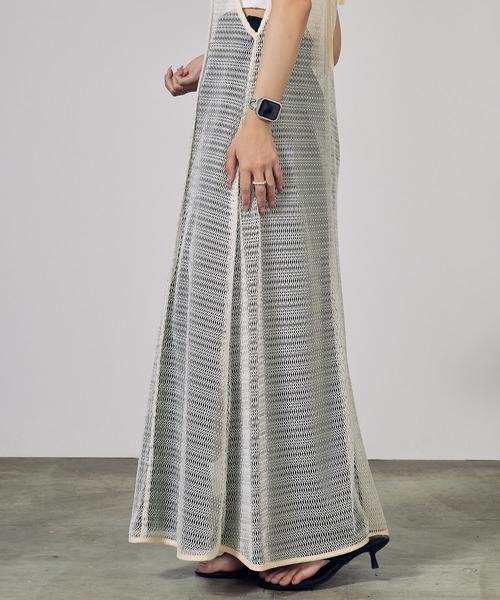 c/est(シーエ)の「c/est/シーエ SHALE チュニック 秋物 秋服 2026年秋冬(チュニック・レディース・ブラック/アイボリー・FREE)」の6枚目の写真