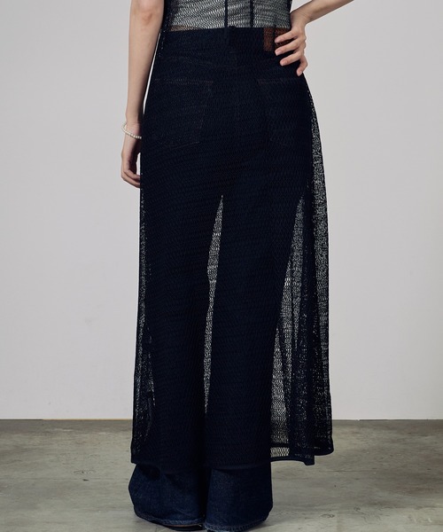 c/est(シーエ)の「c/est/シーエ SHALE チュニック 秋物 秋服 2026年秋冬(チュニック・レディース・ブラック/アイボリー・FREE)」の12枚目の写真
