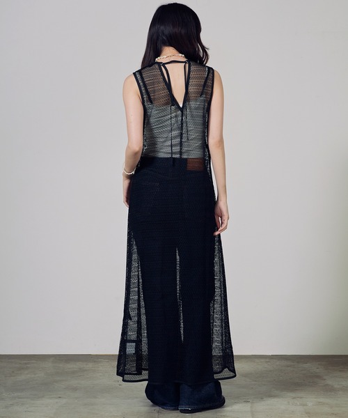c/est(シーエ)の「c/est/シーエ SHALE チュニック 秋物 秋服 2026年秋冬(チュニック・レディース・ブラック/アイボリー・FREE)」の13枚目の写真