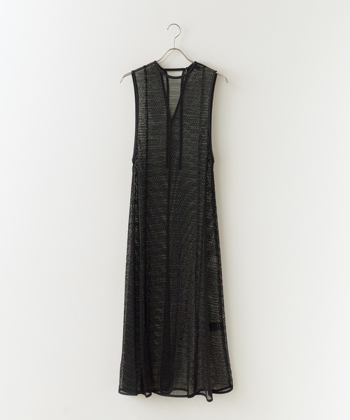 c/est(シーエ)の「c/est/シーエ SHALE チュニック 秋物 秋服 2026年秋冬(チュニック・レディース・ブラック/アイボリー・FREE)」の8枚目の写真