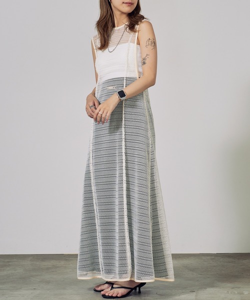 c/est(シーエ)の「c/est/シーエ SHALE チュニック 秋物 秋服 2026年秋冬(チュニック・レディース・ブラック/アイボリー・FREE)」の20枚目の写真