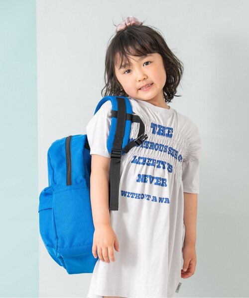 and D. petit main（アンドディープティマイン）の「【365D.】デイリーアソートリュック14L（バックパック/リュック・キッズ・ラベンダー/ブルー/グリーン/オフホワイト/レッド/ネイビー/ブラック/カラフル/スモークピンク・F）」の5枚目の写真