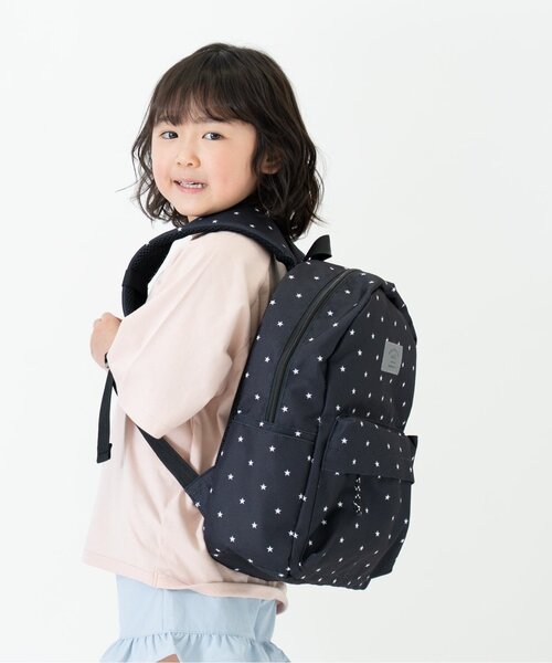 and D. petit main（アンドディープティマイン）の「【365D.】デイリーアソートリュック14L（バックパック/リュック・キッズ・ラベンダー/ブルー/グリーン/オフホワイト/レッド/ネイビー/ブラック/カラフル/スモークピンク・F）」の3枚目の写真