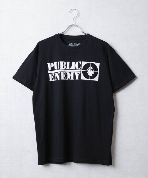 ROCK-OFF(ロックオフ)の「【ROCK-OFF】PUBLIC ENEMY CROSS LOGO T-SHIRTS(Tシャツ/カットソー・メンズ・ブラック・LARGE/X-LARGE/MEDIUM)」の2枚目の写真
