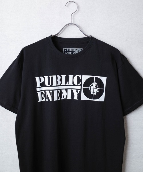 ROCK-OFF(ロックオフ)の「【ROCK-OFF】PUBLIC ENEMY CROSS LOGO T-SHIRTS(Tシャツ/カットソー・メンズ・ブラック・LARGE/X-LARGE/MEDIUM)」の3枚目の写真