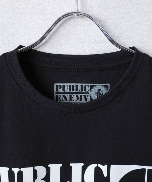 ROCK-OFF(ロックオフ)の「【ROCK-OFF】PUBLIC ENEMY CROSS LOGO T-SHIRTS(Tシャツ/カットソー・メンズ・ブラック・LARGE/X-LARGE/MEDIUM)」の4枚目の写真