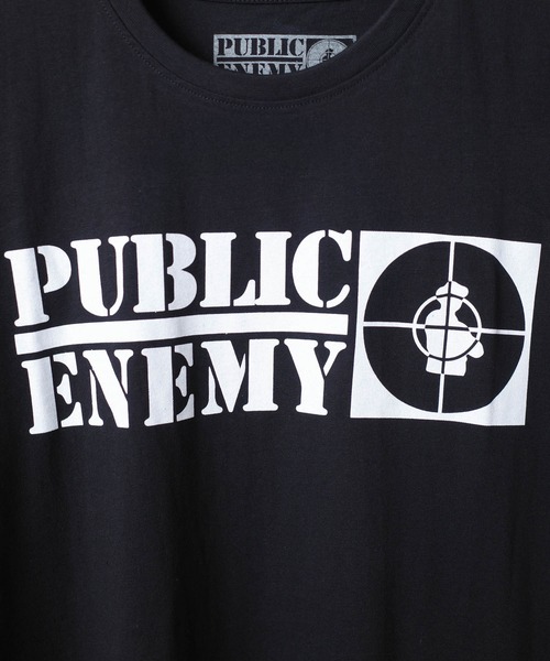 ROCK-OFF(ロックオフ)の「【ROCK-OFF】PUBLIC ENEMY CROSS LOGO T-SHIRTS(Tシャツ/カットソー・メンズ・ブラック・LARGE/X-LARGE/MEDIUM)」の5枚目の写真
