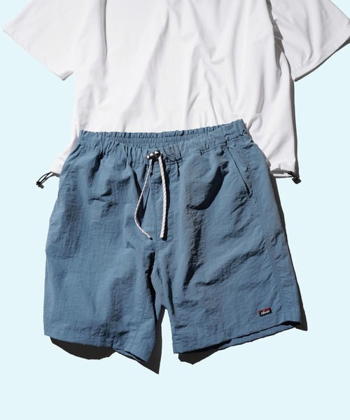 NANGA(ナンガ)の「NANGA / ナンガ NYLON TUSSER EASY SHORTS ナイロンタッサー イージーショーツ(その他パンツ・メンズ・ブルー/アイボリー/オレンジ/グリーン/ブラック/ライトパープル/ライトイエロー・MEDIUM/LARGE/SMALL/X-LARGE)」の5枚目の写真